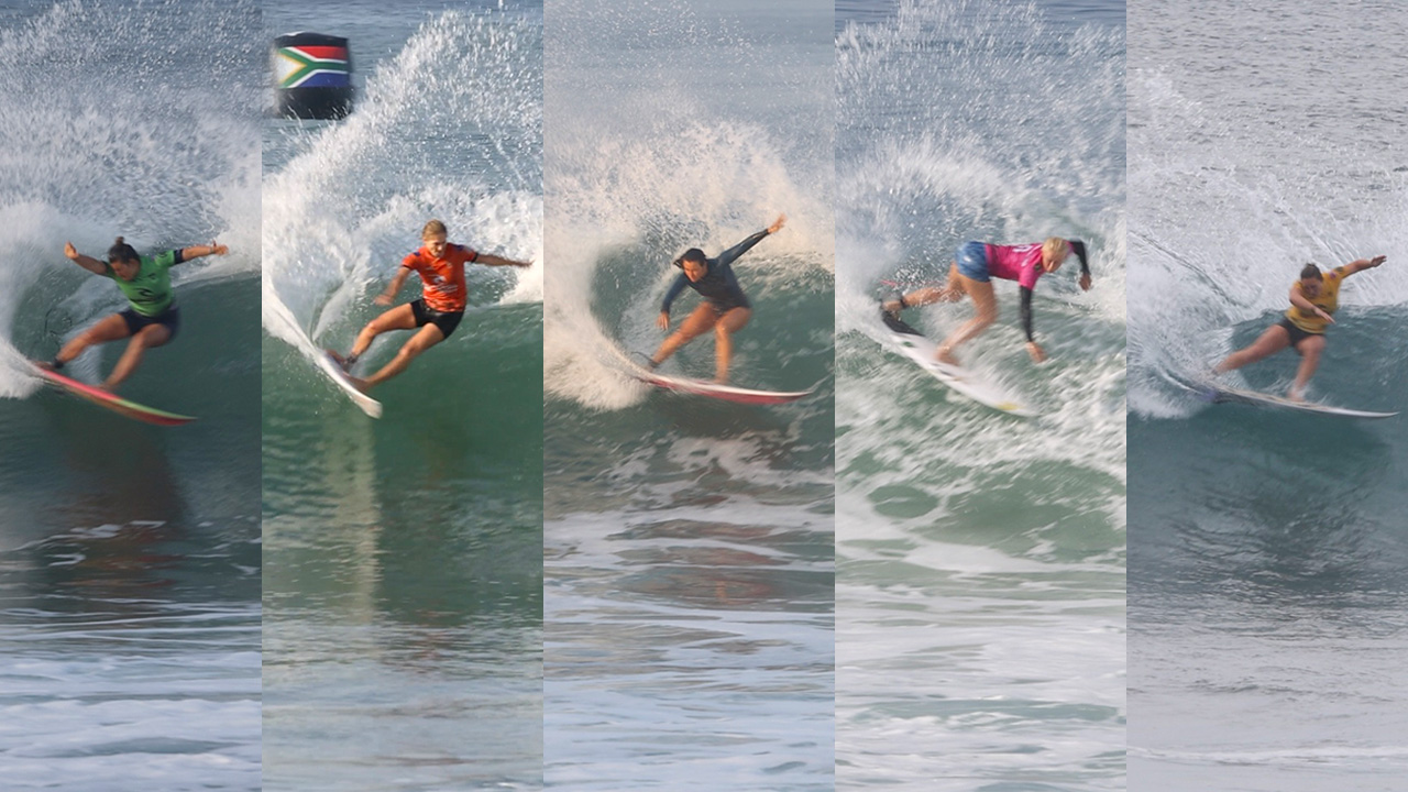 womens surfing highlights at wsl rip curl finals at lowers trestles