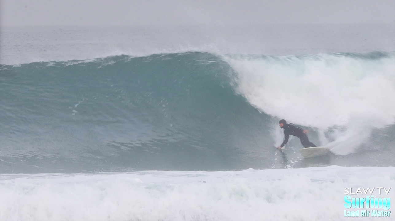 la jolla shores surfing photos and videos during winter swell 01-14-2023