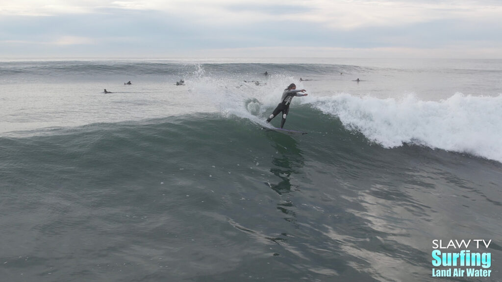 zeke surfing rare san diego reef on 01-07-2023