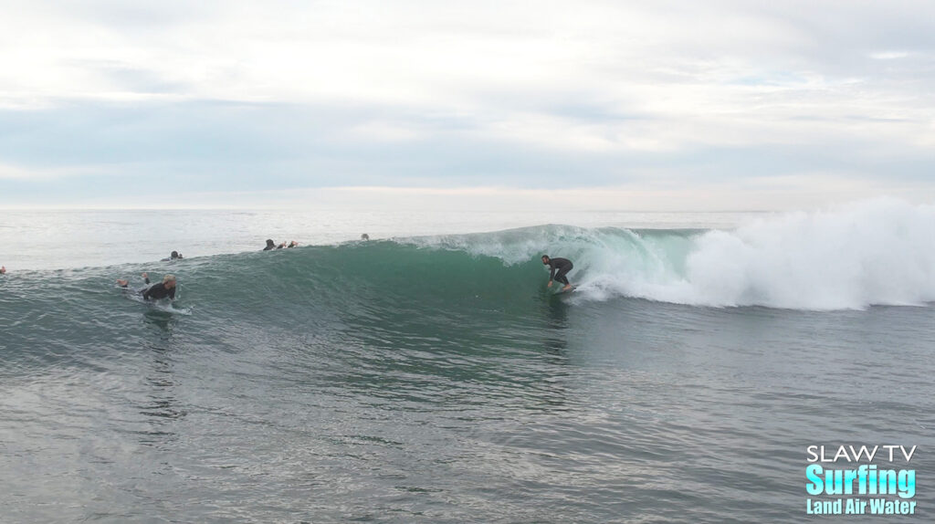 russ murfey surfing rare san diego reef on 01-07-2023