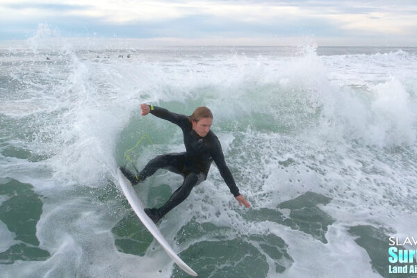 skip mccullough surfing rare san diego reef on 01-07-2023