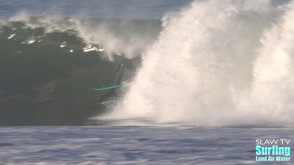 baja mexico surfing photos and video in barreling waves with jet ski step offs