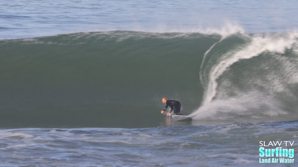 baja mexico surfing photos and video in barreling waves with jet ski step offs