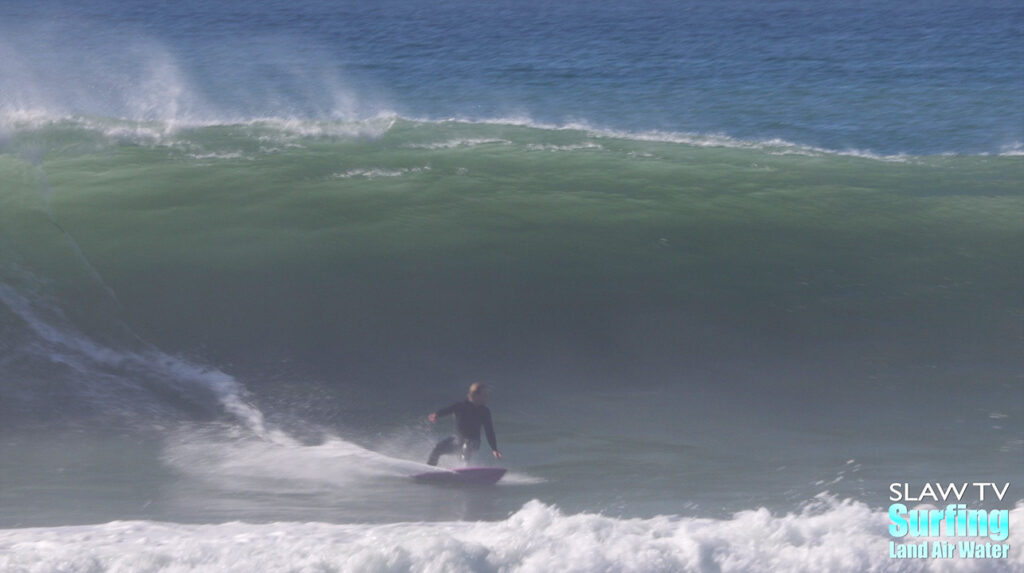 baja mexico surfing photos and video in barreling waves with jet ski step offs