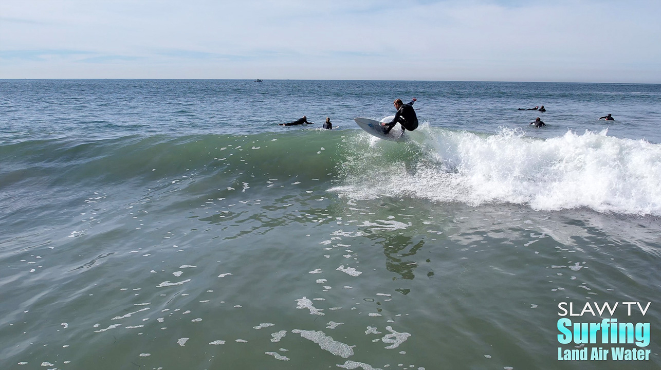 peter cuffaro surfing photos and videos in san diego at local beach break