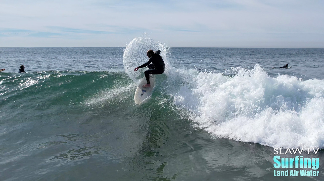 daniel lecuna surfing photos and videos in san diego at local beach break