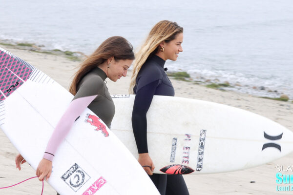 coral schuster and molly tuschen surfing photos and videos at lowers trestles beach