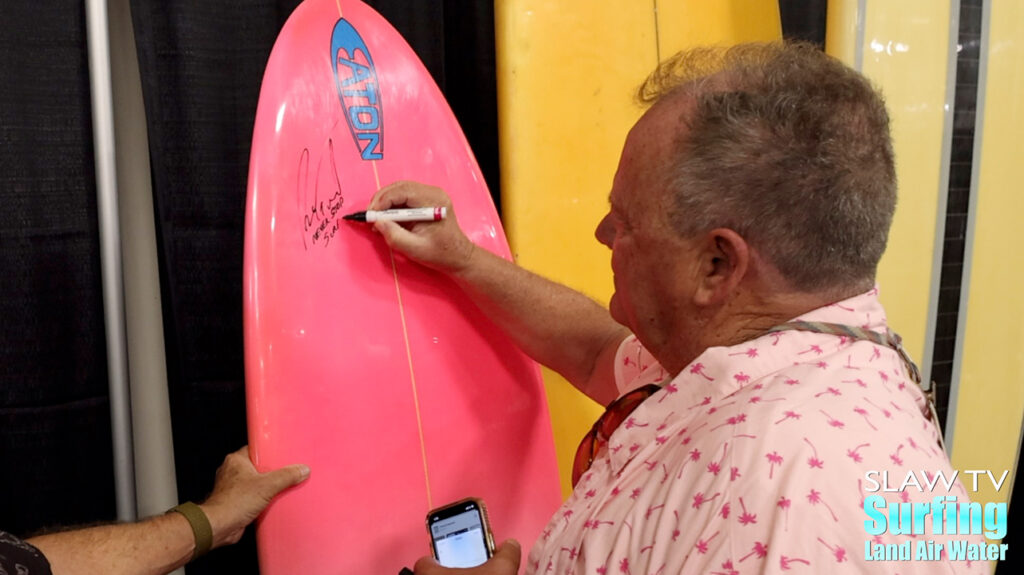 peter townend photos at the boardroom show surfboard expo