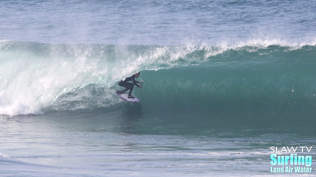 max beach surfing barreling la jolla reefs with photo and video highlights