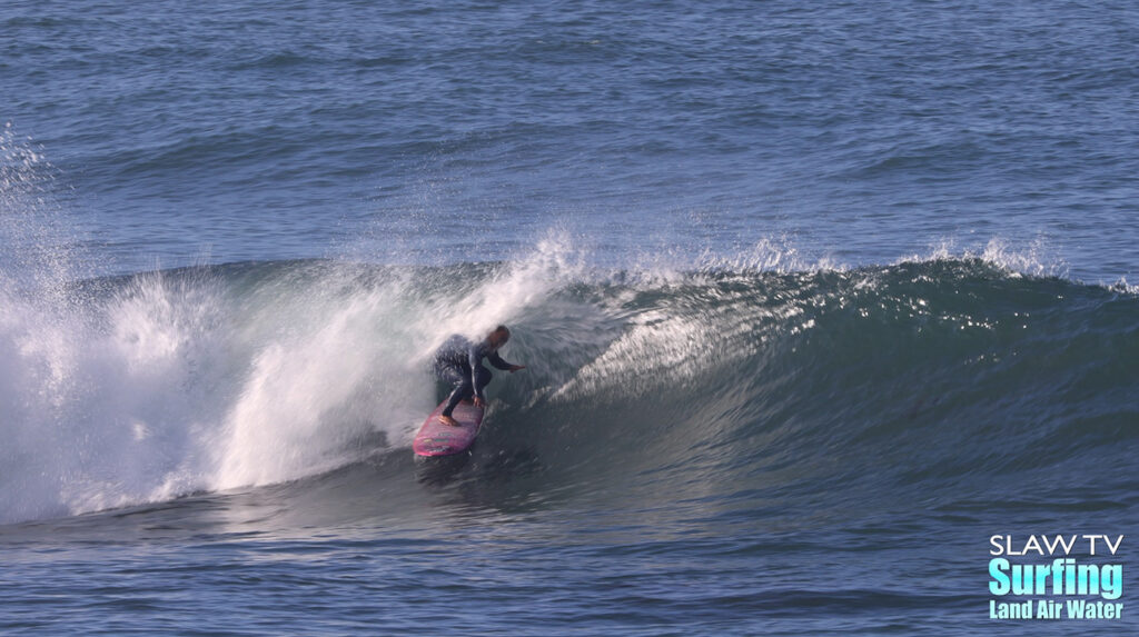 Ozstar De Jourday surfing videos and photos at the La Jolla Reefs