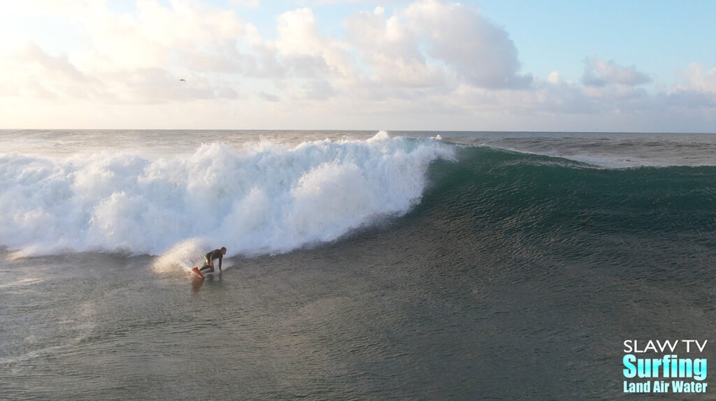 surfing big waves at la jolla cove with photos and video highlights