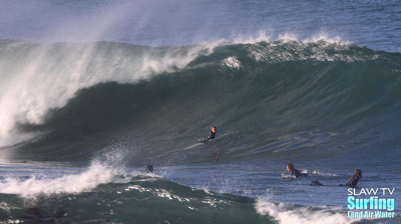 Ozstar De Jourday surfing videos and photos at the La Jolla Reefs