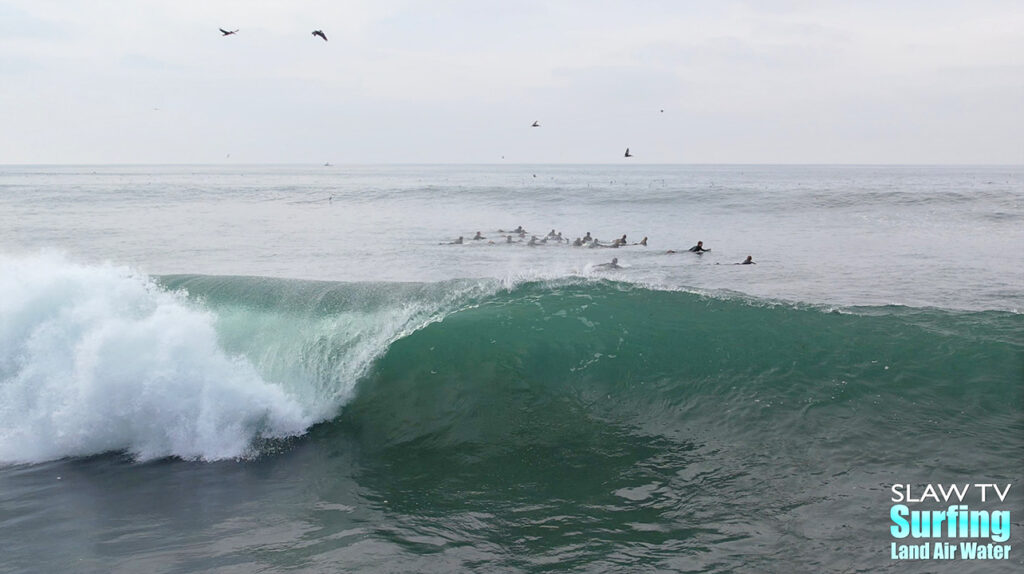 surfing barrels at la jolla reefs with photo and video highlights