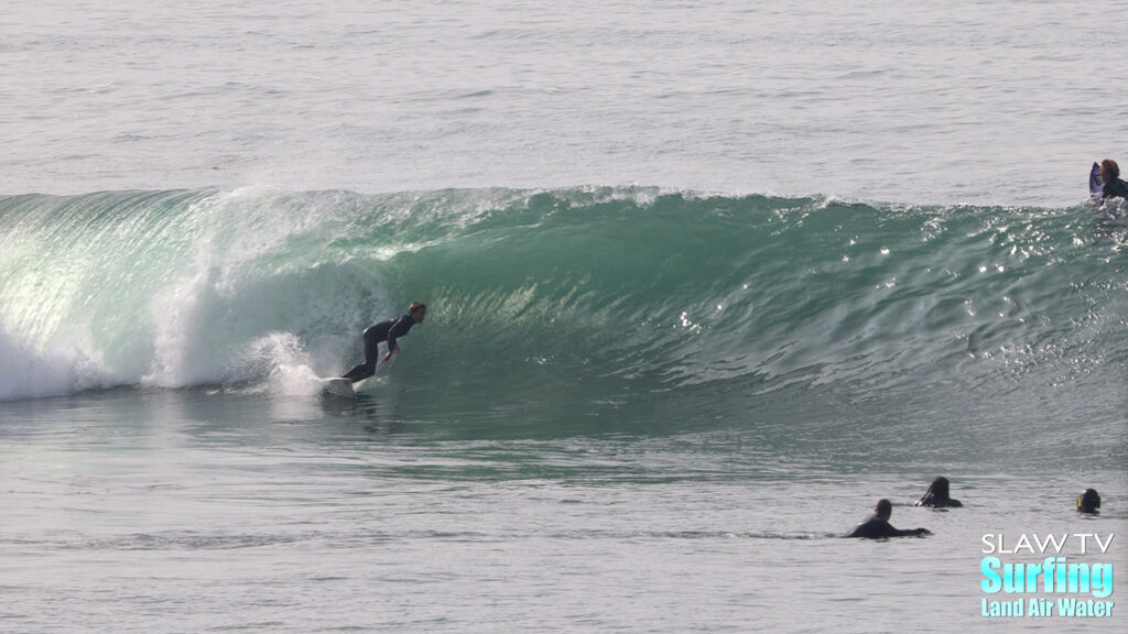 surfing barrels at la jolla reefs with photo and video highlights