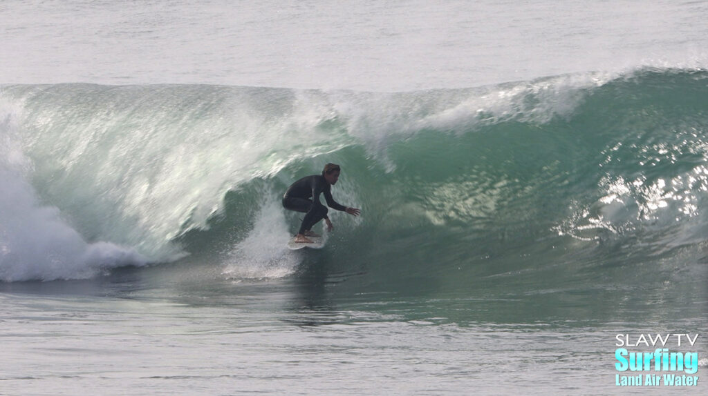 surfing barrels at la jolla reefs with photo and video highlights