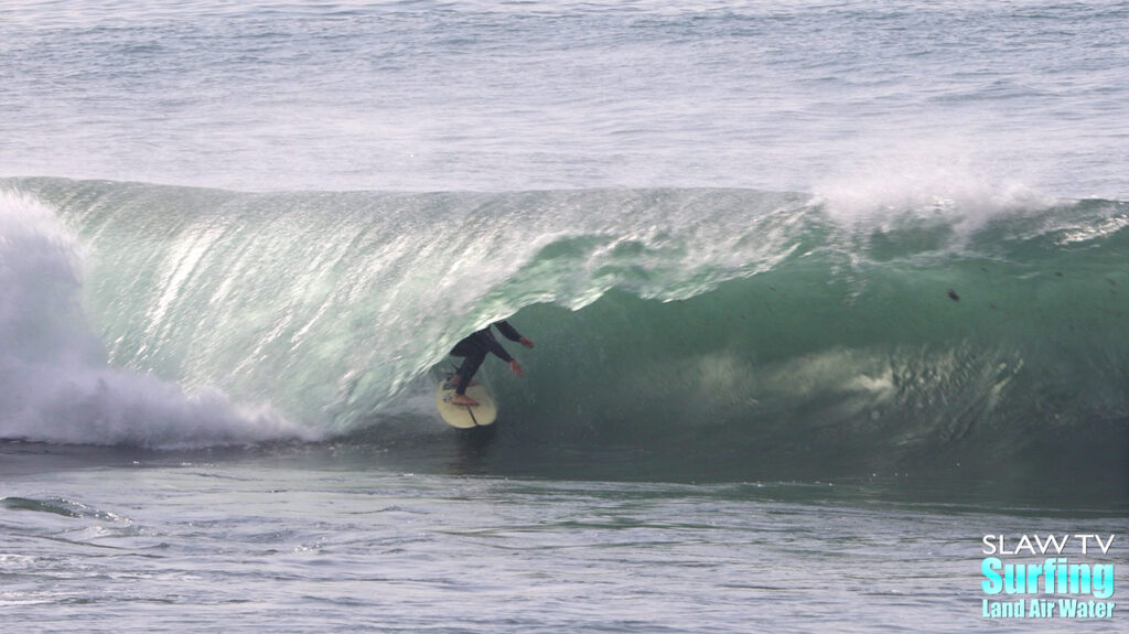 surfing barrels at la jolla reefs with photo and video highlights