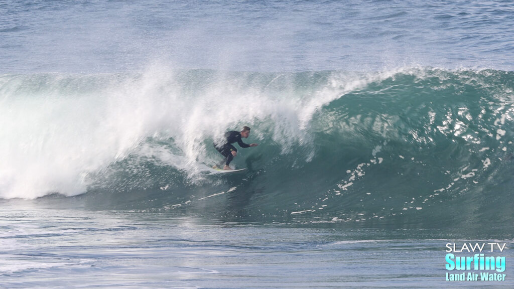 surfing barrels at la jolla reefs with photo and video highlights