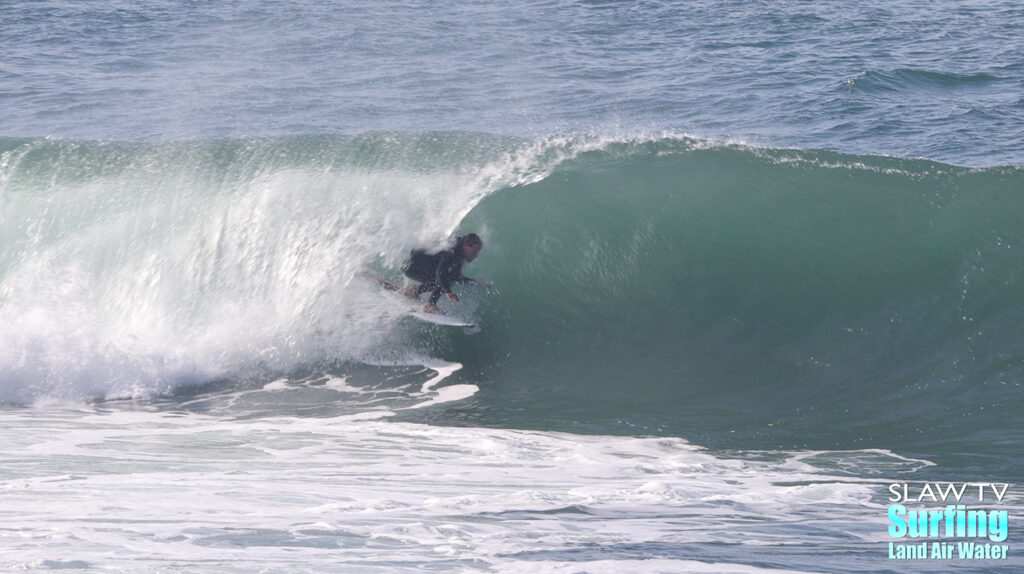 surfing barrels at la jolla reefs with photo and video highlights