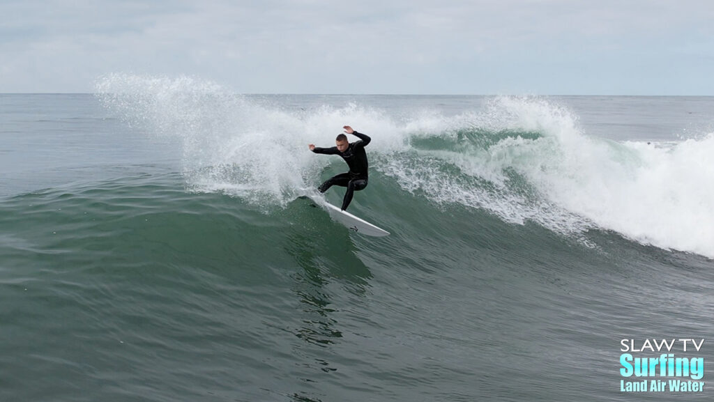 surfing videos and photos at a San Diego reef break