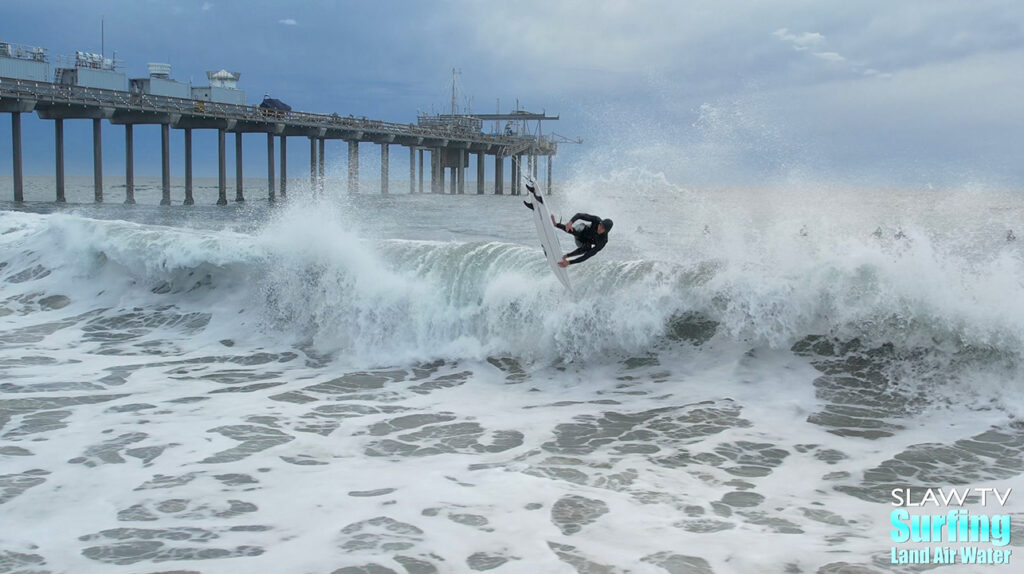 surfing scripps pier in la jolla with photo and video highlights