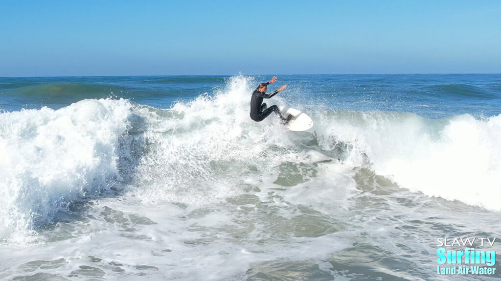 seaside reef surfing photos in encinitas san diego