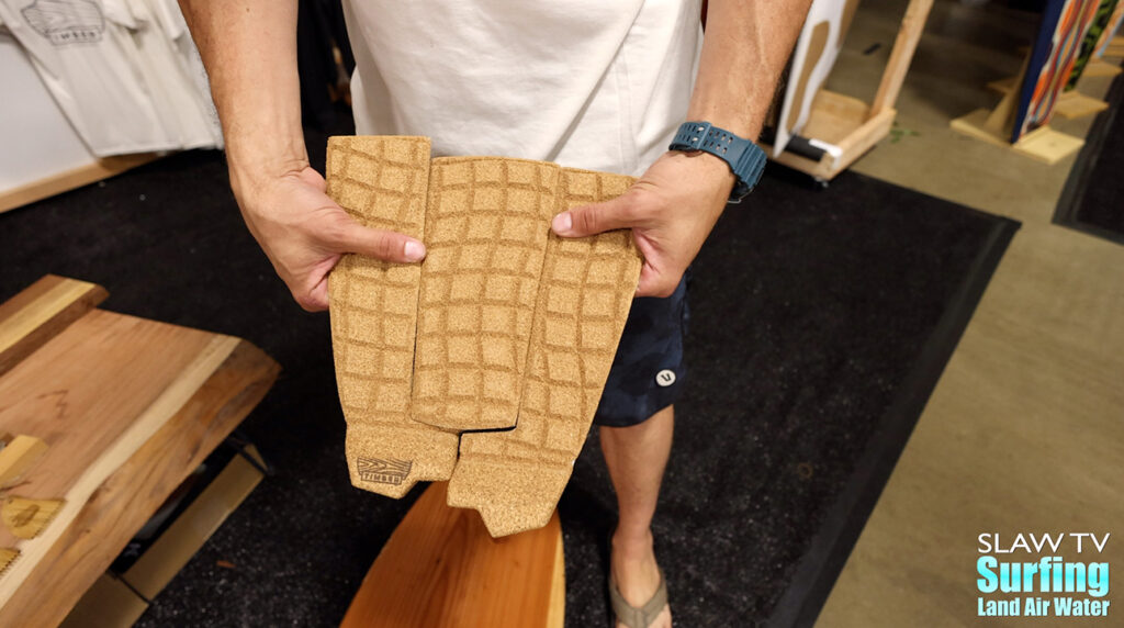 cork tail pads for surfboards by timber surf co with ryan lynch