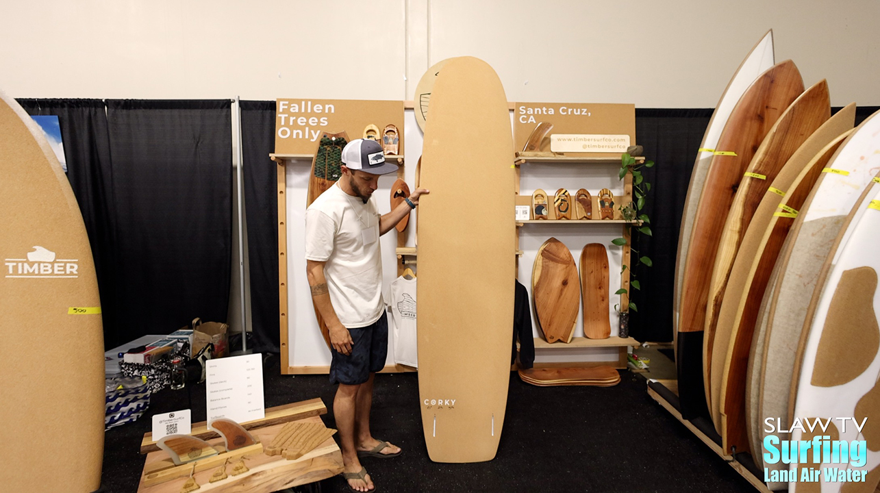 cork surfboards by timber surf co with ryan lynch