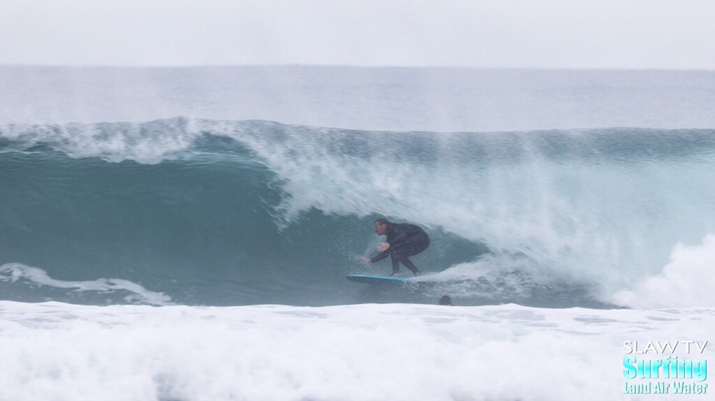 surfing la jolla shores on 12-31-2023 by san diego surf photographer john cocozza for slawtv